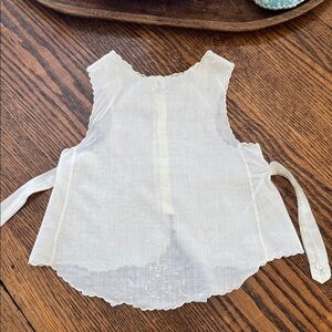 Vintage Philippines Hand-Made Baby Dress Diaper Shirt